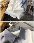 Gradient Color Casual Long-sleeved Shirt AliFinds