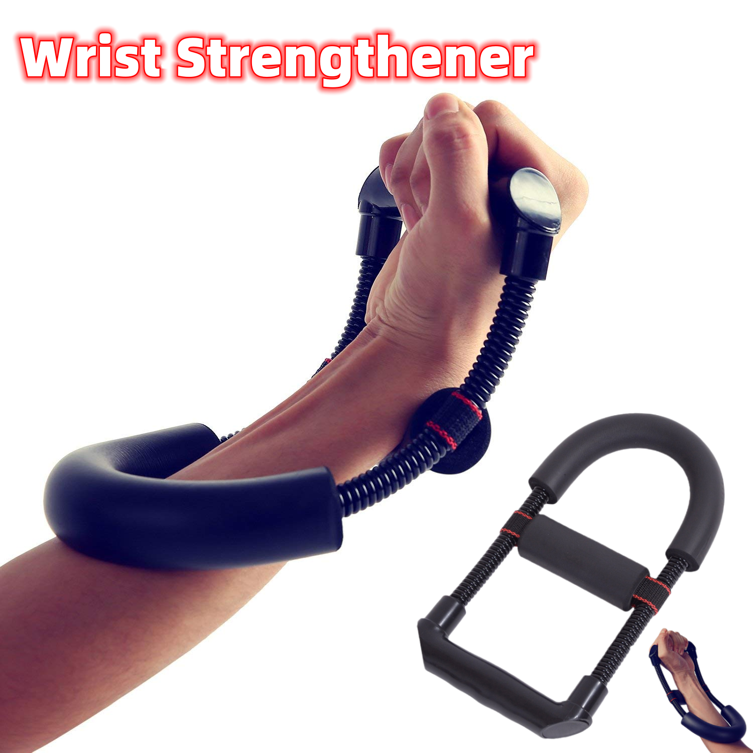 Grip Power Wrist Forearm Hand Grip Arm Trainer Adjustable Forearm Hand Wrist Exercises Force Trainer Power Strengthener Grip Fitness AliFinds