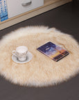 Hair Plush Carpet Floor Mats Household Floor Mats  Wool Round Bedroom Carpets AliFinds