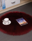 Hair Plush Carpet Floor Mats Household Floor Mats  Wool Round Bedroom Carpets AliFinds