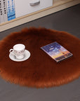 Hair Plush Carpet Floor Mats Household Floor Mats  Wool Round Bedroom Carpets AliFinds