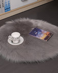 Hair Plush Carpet Floor Mats Household Floor Mats  Wool Round Bedroom Carpets AliFinds