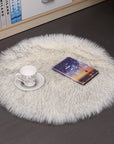 Hair Plush Carpet Floor Mats Household Floor Mats  Wool Round Bedroom Carpets AliFinds