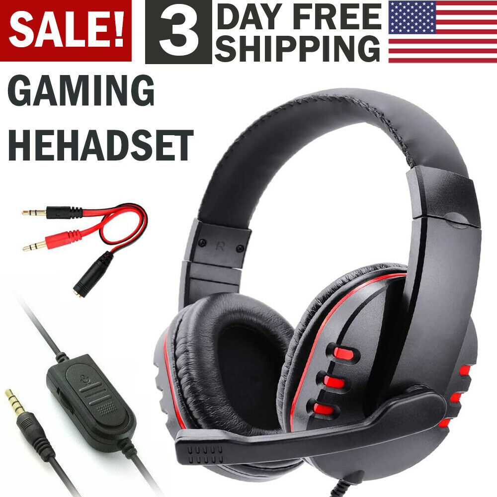 Headphones Pro Gamer Headset For PS4 PlayStation 4 PC Computer AliFinds