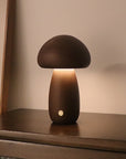 INS Wooden Cute Mushroom LED Night Light With Touch Switch  Bedside Table Lamp For Bedroom Childrens Room Sleeping Night Lamps Home Decor AliFinds