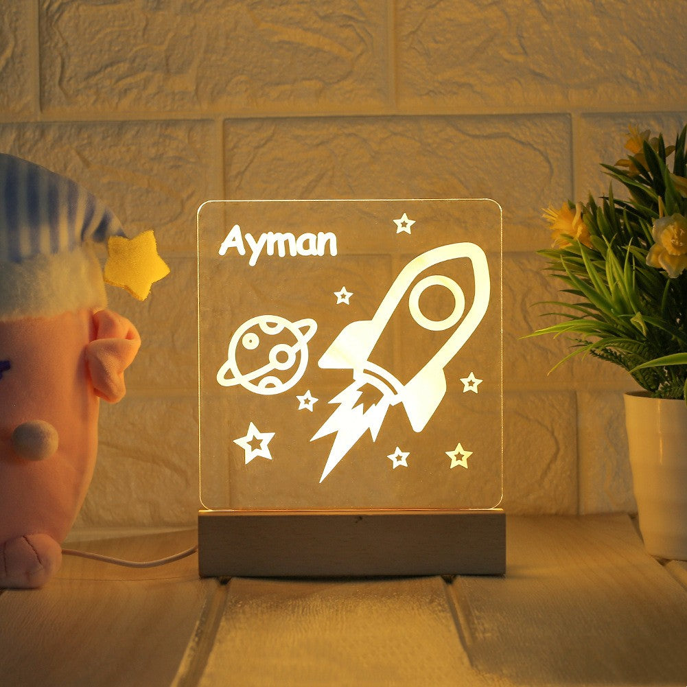 LED Bedside Lamp Children's Cartoon AliFinds