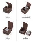 Leather Watch Box Single Portable Watch Storage Box AliFinds