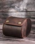 Leather Watch Box Single Portable Watch Storage Box AliFinds