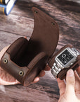 Leather Watch Box Single Portable Watch Storage Box AliFinds