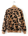 Leopard print pullover women AliFinds