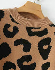 Leopard print pullover women AliFinds