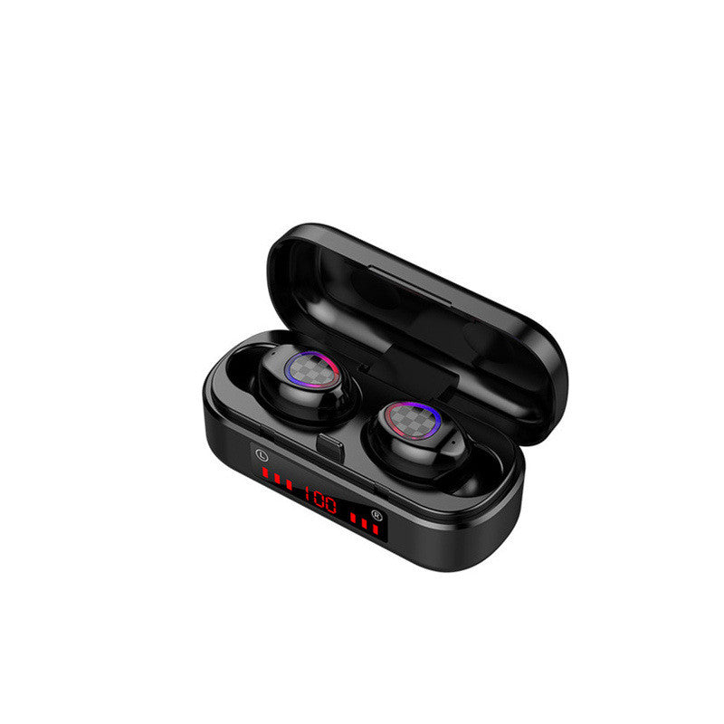 M7 Button Bluetooth Headset Digital Display Bluetooth Headset Binaural Bluetooth Headset With Charging Compartment Bluetooth Headset AliFinds