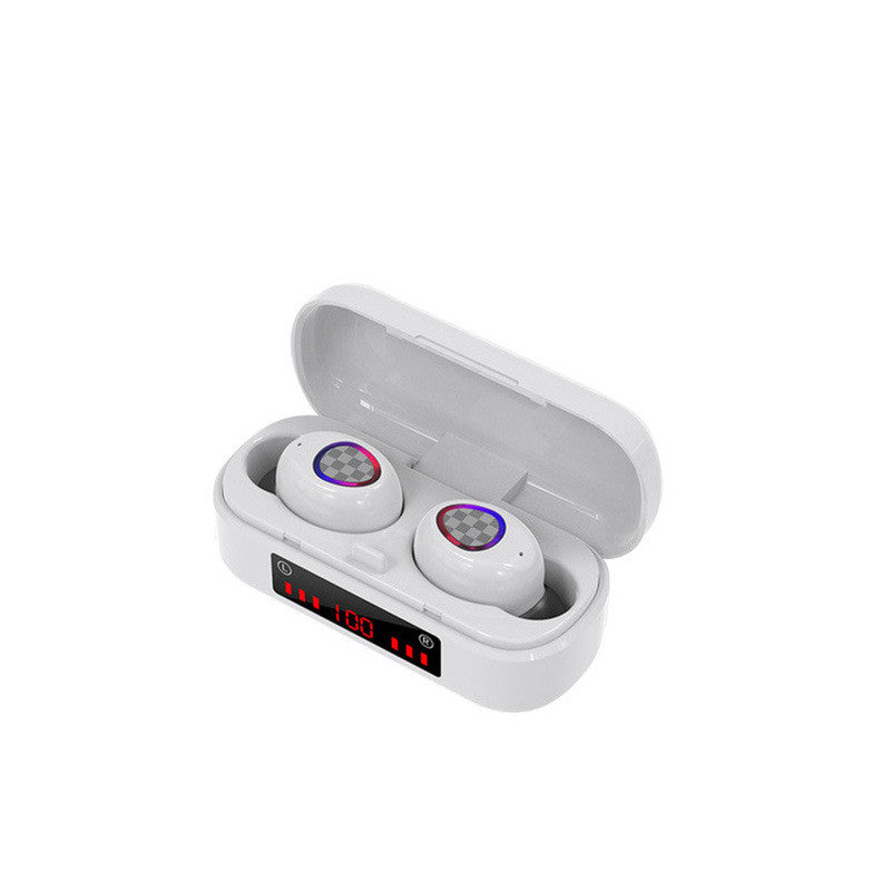 M7 Button Bluetooth Headset Digital Display Bluetooth Headset Binaural Bluetooth Headset With Charging Compartment Bluetooth Headset AliFinds