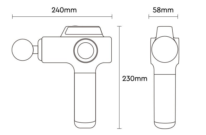 Massage Gun Small Muscle Massager Household AliFinds