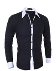 Men Casual Slim Fit Shirts AliFinds