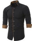 Men Casual Slim Fit Shirts AliFinds