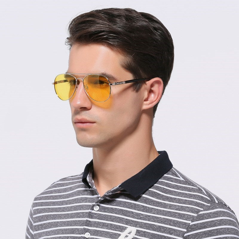 Men Polarized Driving Sunglasses Yellow Glasses For Goggles AliFinds