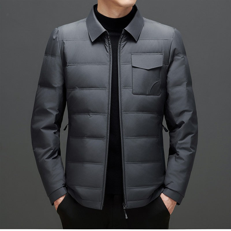 Men's Business Casual Down Jacket AliFinds