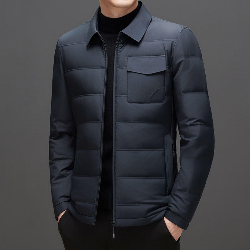 Men's Business Casual Down Jacket AliFinds