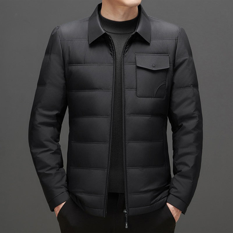 Men's Business Casual Down Jacket AliFinds