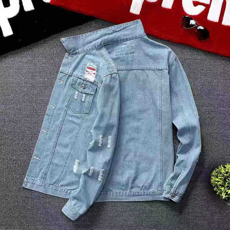 Men&#39;s Fashion Casual Denim Slim-fit Coat AliFinds