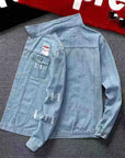 Men's Fashion Casual Denim Slim-fit Coat AliFinds