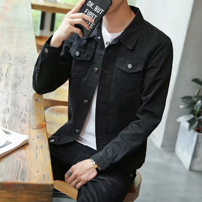 Men&#39;s Fashion Casual Denim Slim-fit Coat AliFinds