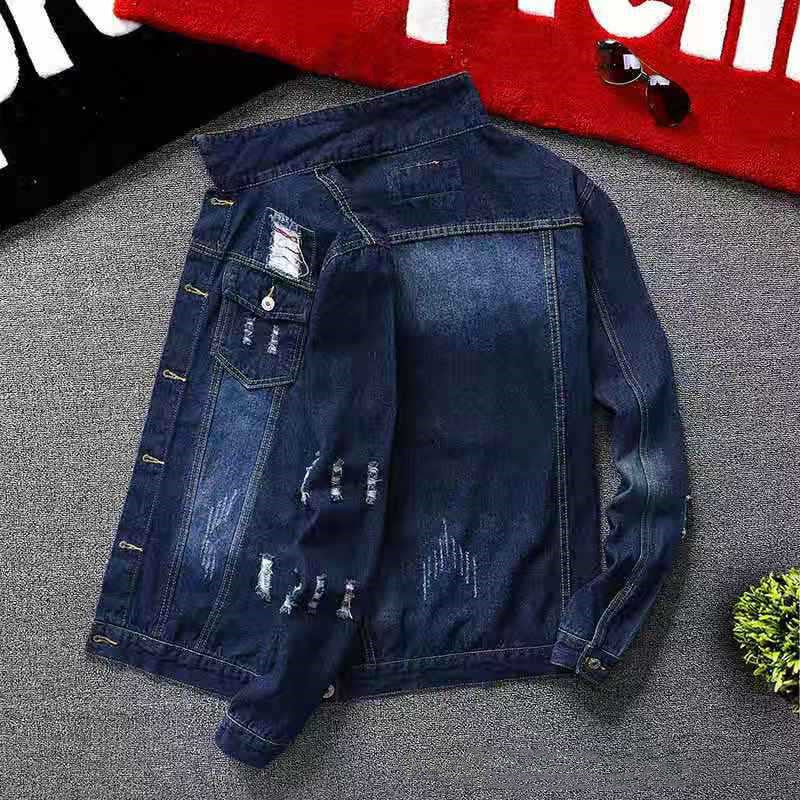 Men&#39;s Fashion Casual Denim Slim-fit Coat AliFinds