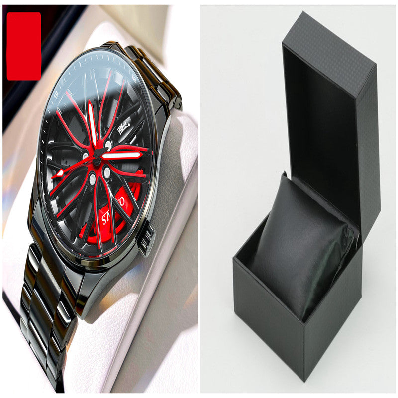 Men&#39;s Fashion Hollowed-out Luminous Waterproof Quartz Watch AliFinds