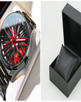 Men's Fashion Hollowed-out Luminous Waterproof Quartz Watch AliFinds