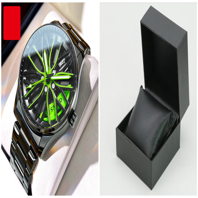 Men&#39;s Fashion Hollowed-out Luminous Waterproof Quartz Watch AliFinds