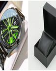 Men's Fashion Hollowed-out Luminous Waterproof Quartz Watch AliFinds