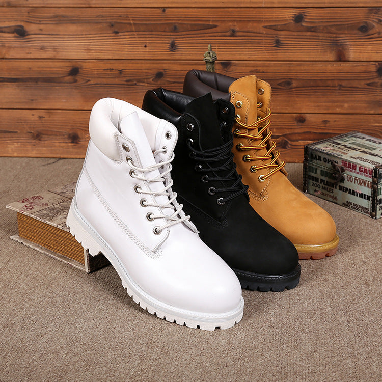 Men's Fashionable Warm High-top Boots AliFinds