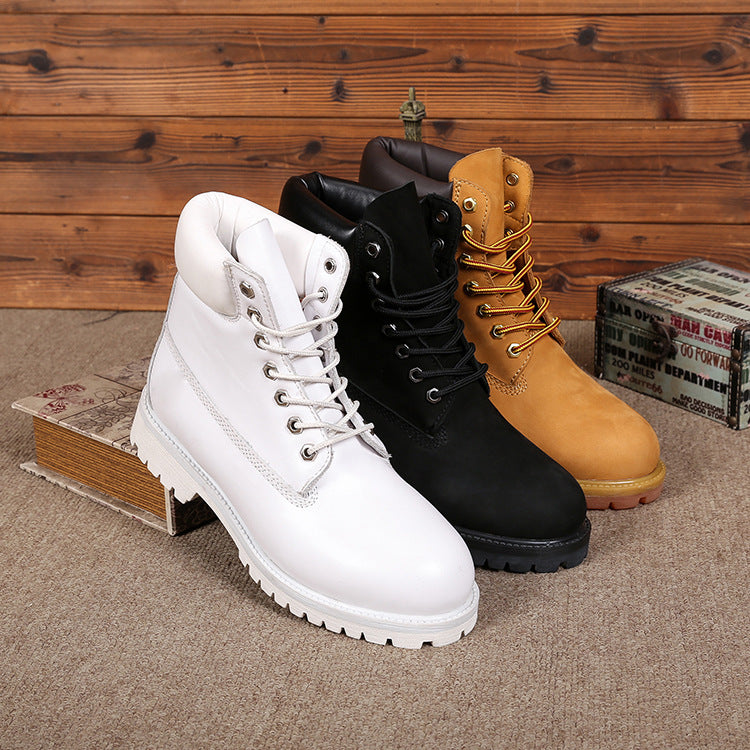 Men&#39;s Fashionable Warm High-top Boots AliFinds