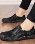 Men's Handmade Plus Size Leather Shoes AliFinds