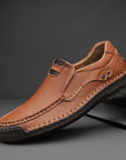 Men's Handmade Plus Size Leather Shoes AliFinds