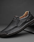 Men's Handmade Plus Size Leather Shoes AliFinds