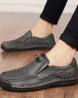 Men's Handmade Plus Size Leather Shoes AliFinds