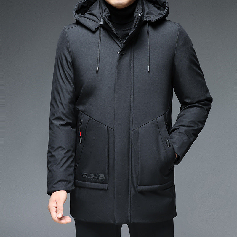 Men's Hooded Thickened Warm-keeping Cotton Clothing AliFinds