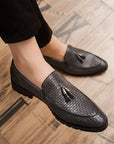 Men's New British Hair Stylist Plus Size Leather Shoes AliFinds