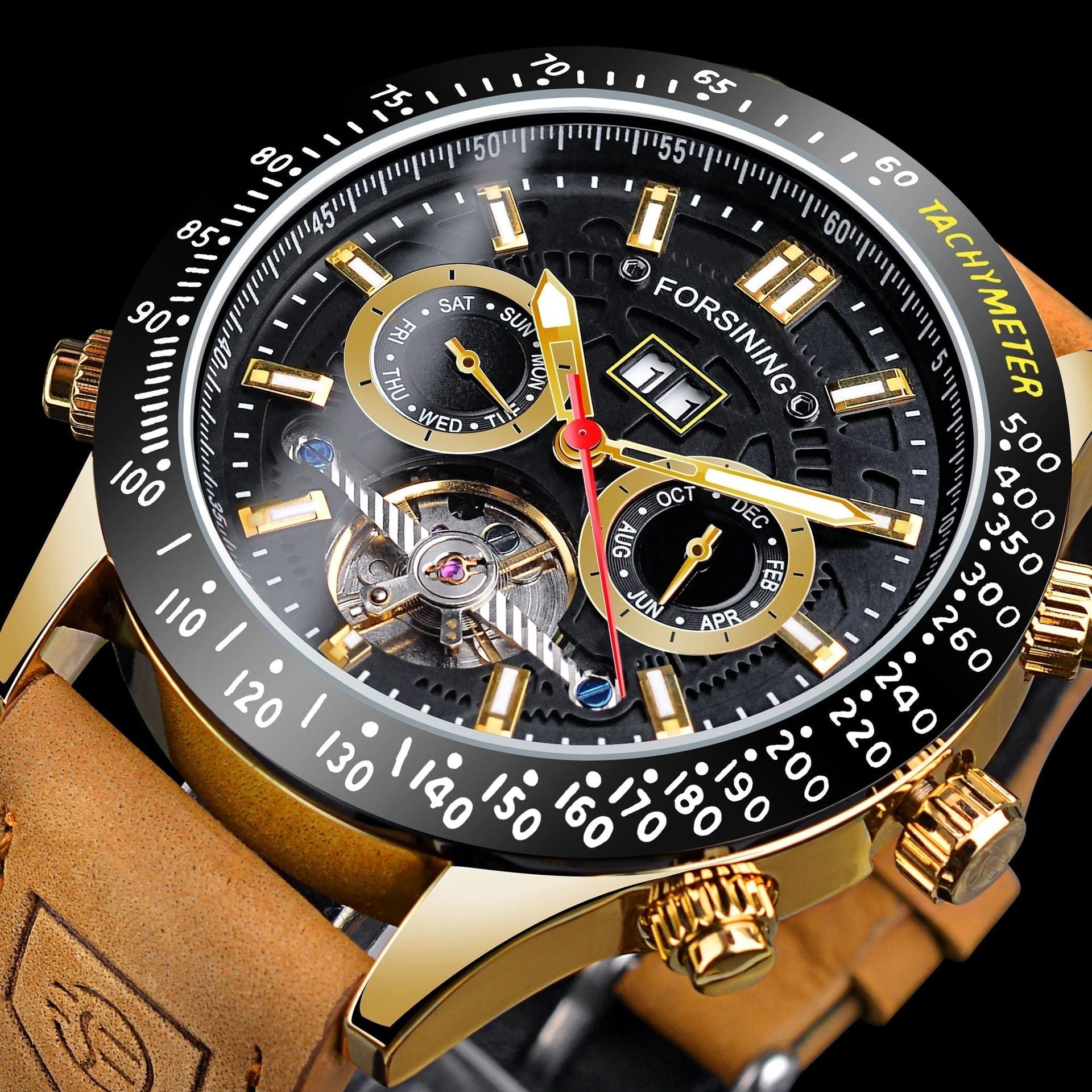 Men&#39;s Stylish And Versatile Automatic Mechanical Watch Waterproof AliFinds