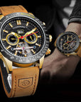 Men's Stylish And Versatile Automatic Mechanical Watch Waterproof AliFinds