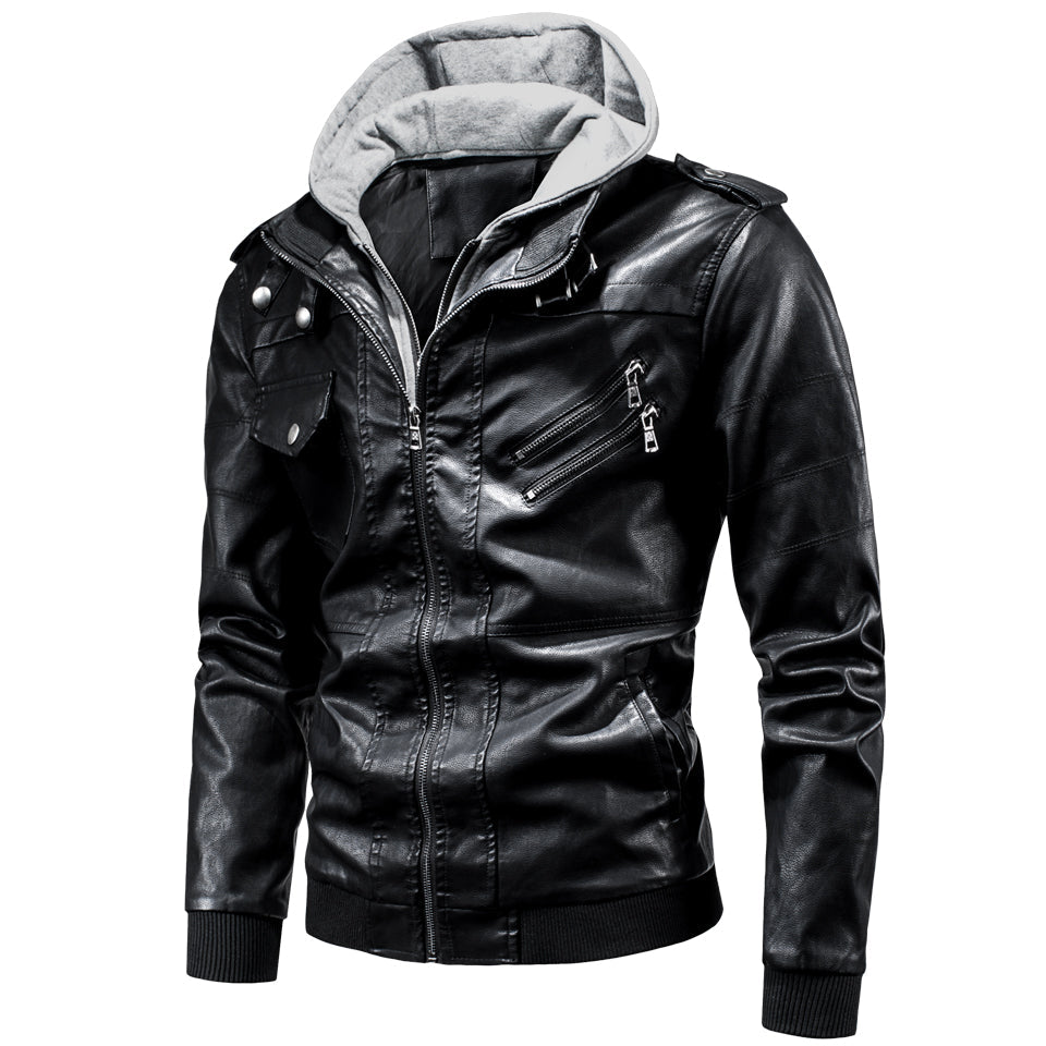 Men&#39;s jacket coat leather coat AliFinds