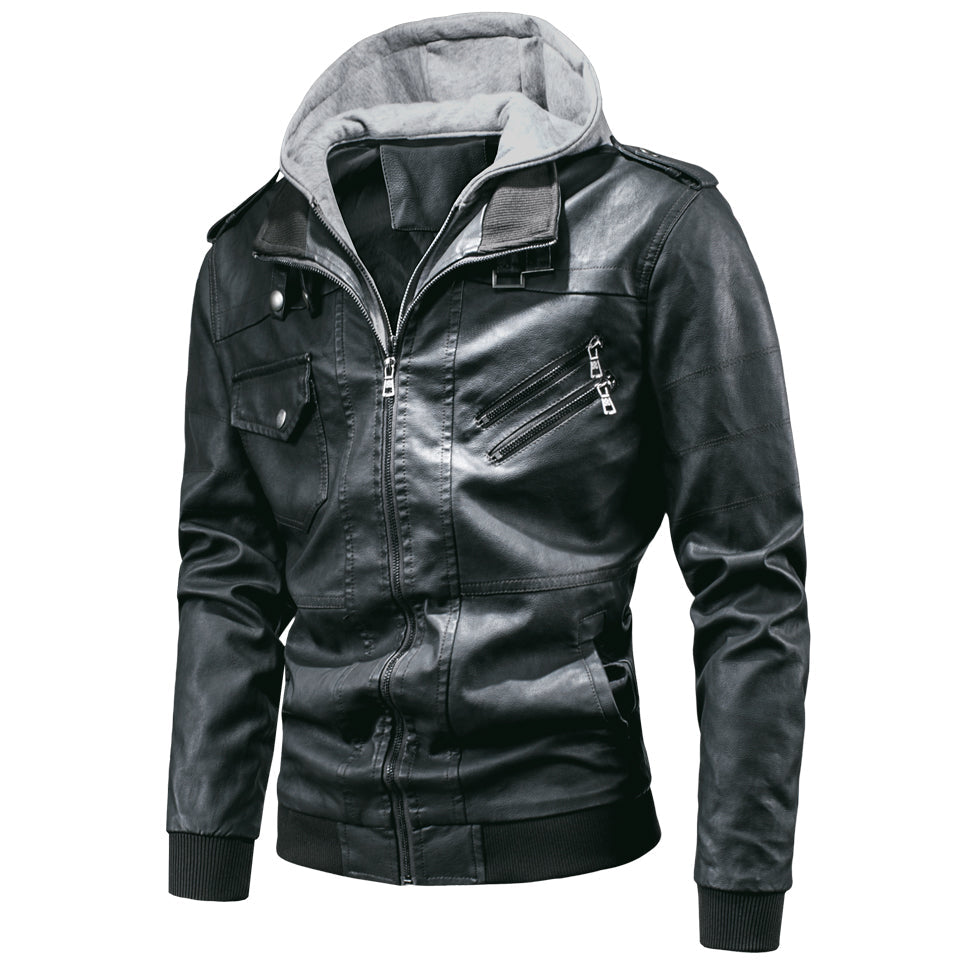 Men&#39;s jacket coat leather coat AliFinds