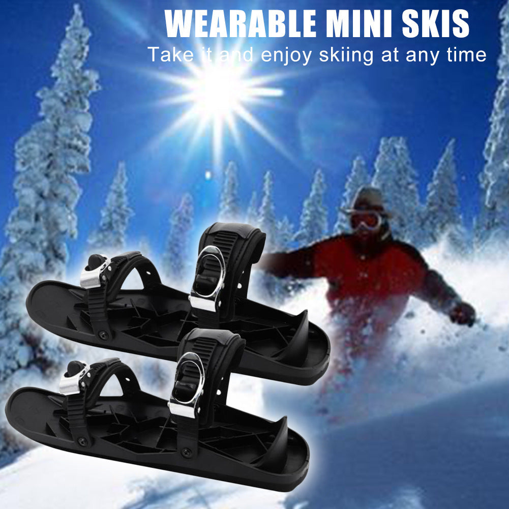 Mini Short Ski Skates For Snow Skis For Winter Shoes AliFinds