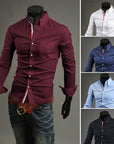 New Men's Long-sleeved Shirts For Men AliFinds