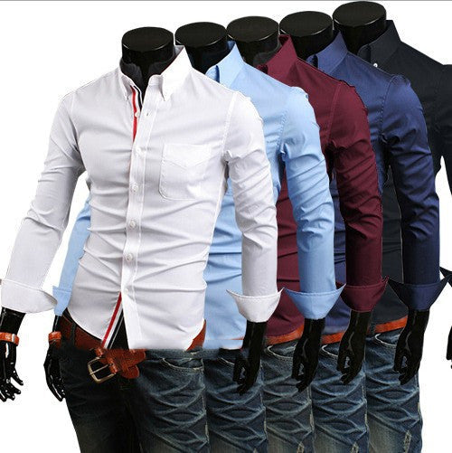 New Men&#39;s Long-sleeved Shirts For Men AliFinds