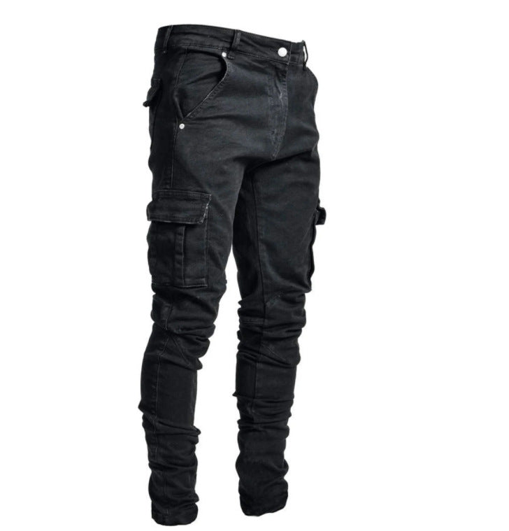 New Skinny Jeans With Side Pockets And Feet For Men AliFinds