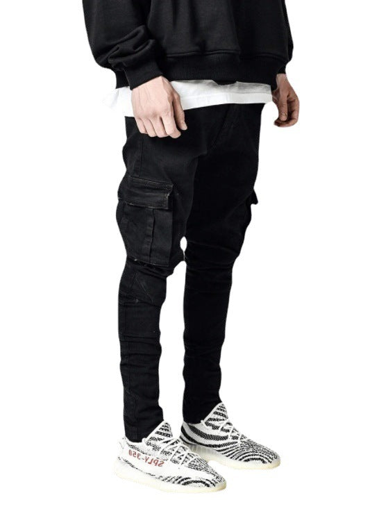 New Skinny Jeans With Side Pockets And Feet For Men AliFinds