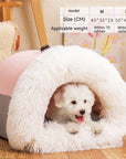 New Splice Portable Pet Nest Portable Autumn And Winter Warm Dog Nest Moisture-proof Long Fur Cat Nest Cross Border Pet Nest AliFinds